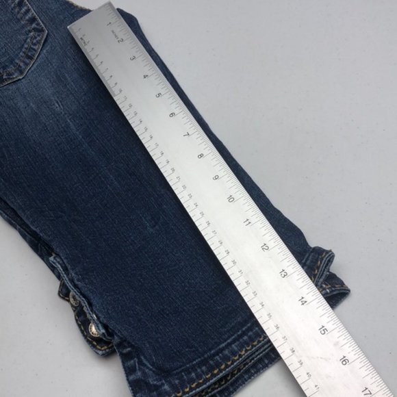PREMIUM BABY PHAT FACTORY DENIM CAPRIS W 7/27x14 🐈 - Picture 12 of 13